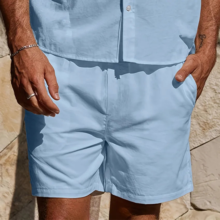 Men's Cotton and Linen Shorts – Comfort, Lightness, and Natural Style for Summer