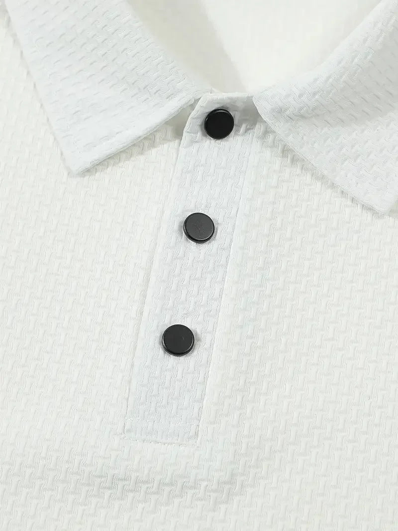 Classic Men's Polo Shirt – Style, Comfort, and Quick-Drying | Premium Milan Print