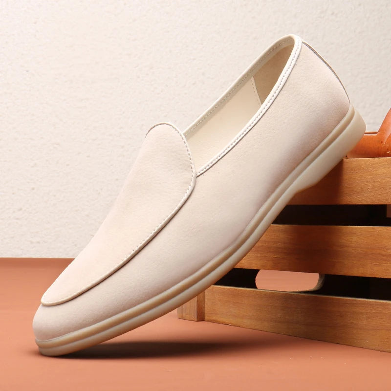 Premium Men's Suede Loafers – Style, Comfort, and Sophistication with Slip-Ons