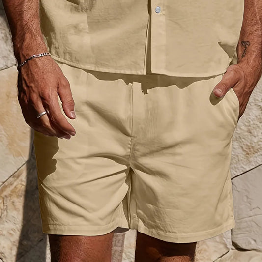 Men's Cotton and Linen Shorts – Comfort, Lightness, and Natural Style for Summer