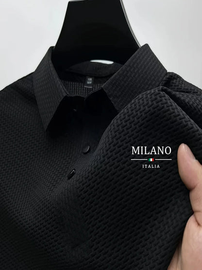 Classic Men's Polo Shirt – Style, Comfort, and Quick-Drying | Premium Milan Print