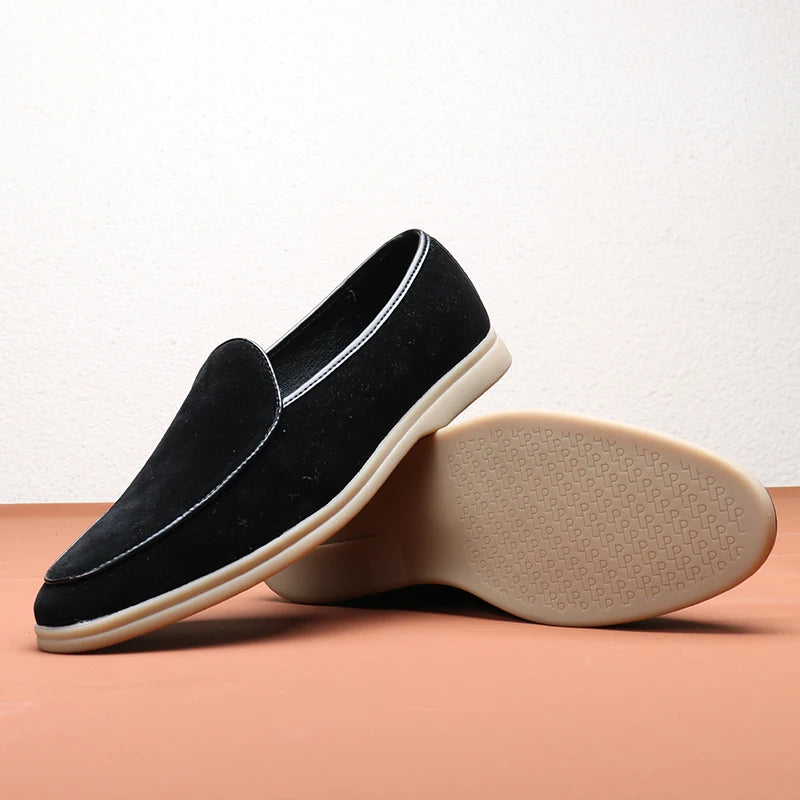 Premium Men's Suede Loafers – Style, Comfort, and Sophistication with Slip-Ons