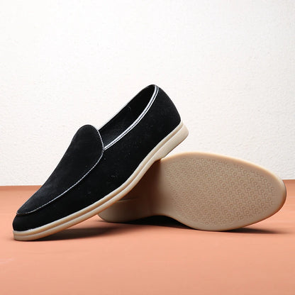 Premium Men's Suede Loafers – Style, Comfort, and Sophistication with Slip-Ons