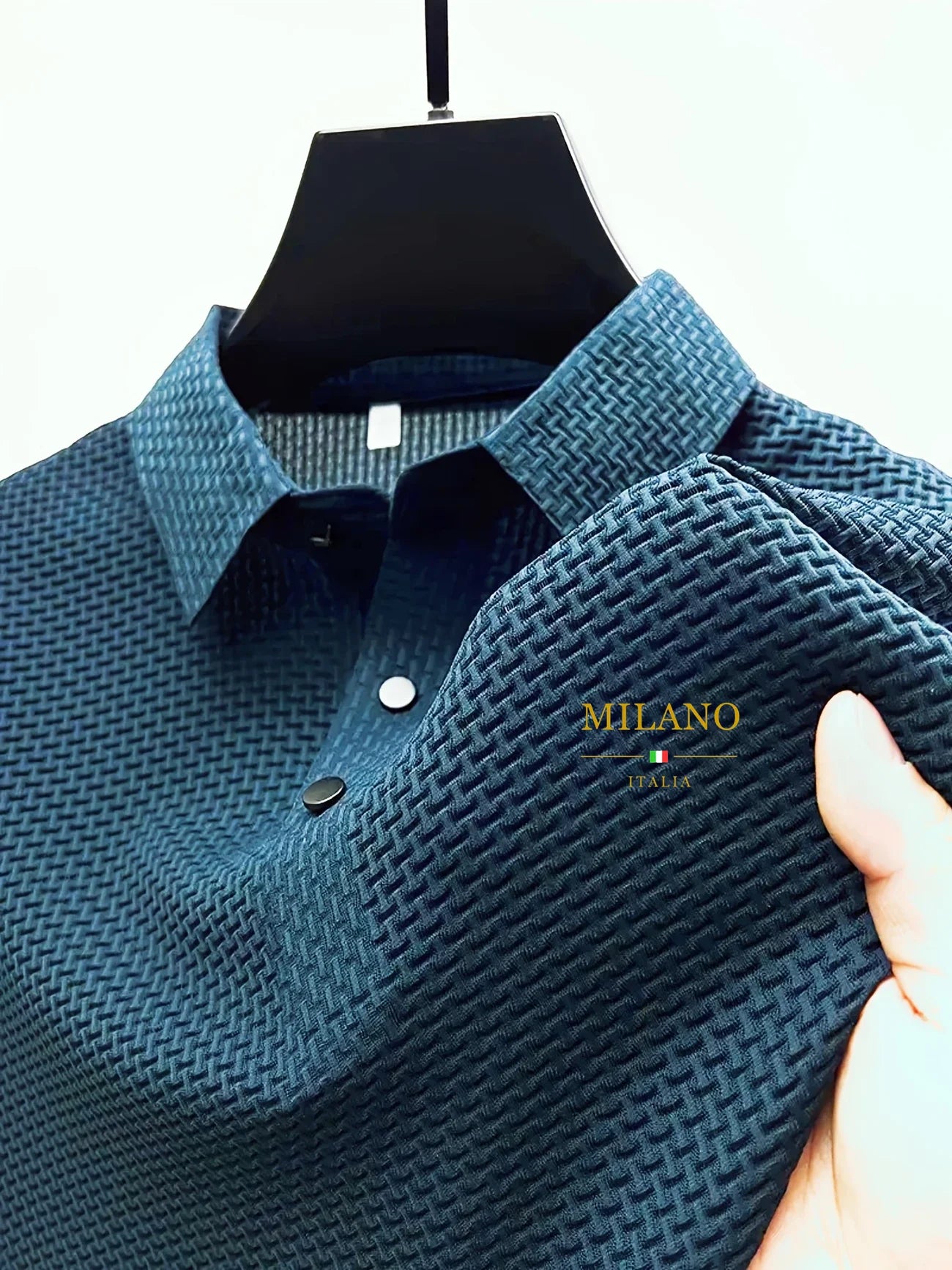Classic Men's Polo Shirt – Style, Comfort, and Quick-Drying | Premium Milan Print