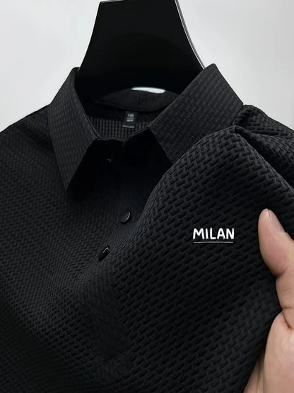 Classic Men's Polo Shirt – Style, Comfort, and Quick-Drying | Premium Milan Print