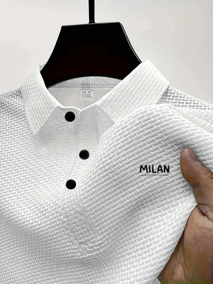 Classic Men's Polo Shirt – Style, Comfort, and Quick-Drying | Premium Milan Print